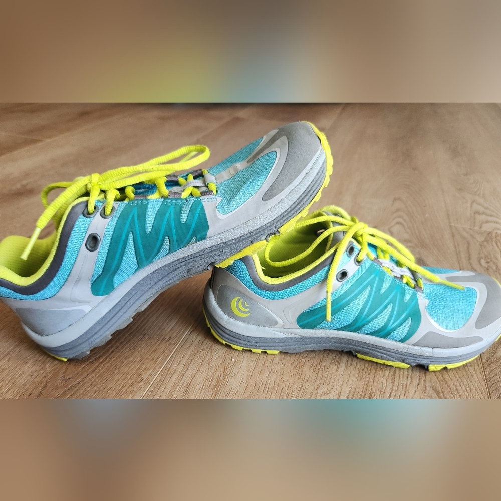 Blue And Yellow Topo Athletic Sneakers
